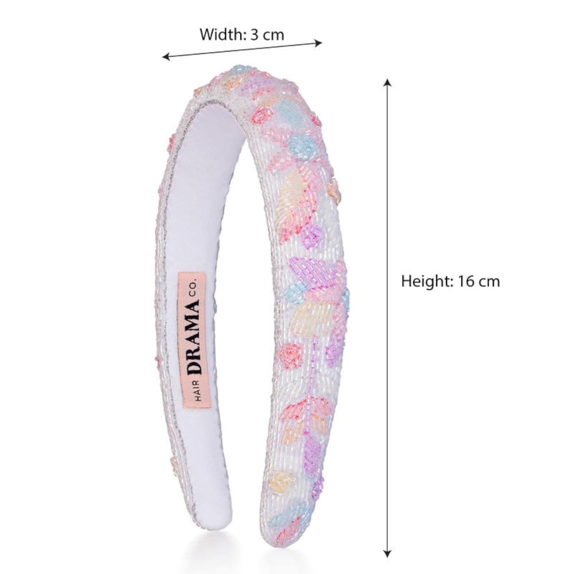 Floral Puff Band, Elegant Hair Accessory
